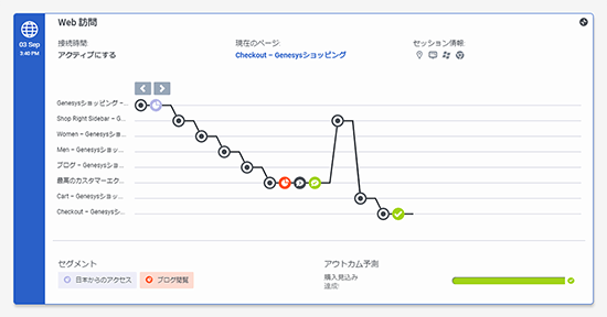 Web動線(行動履歴)